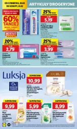 Gazetka promocyjna Lidl - GAZETKA - Gazetka - ważna od 22.02 do 22.02.2025 - strona 50 - produkty: Płyn do kąpieli, Mydło w płynie, Podpaski, Mydło, Wkładki, Luksja, Blend-a-Med