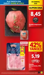 Gazetka promocyjna Lidl - GAZETKA - Gazetka - ważna od 22.02 do 22.02.2025 - strona 7 - produkty: Ser, Szynka wieprzowa, Szynka konserwowa, Szynka