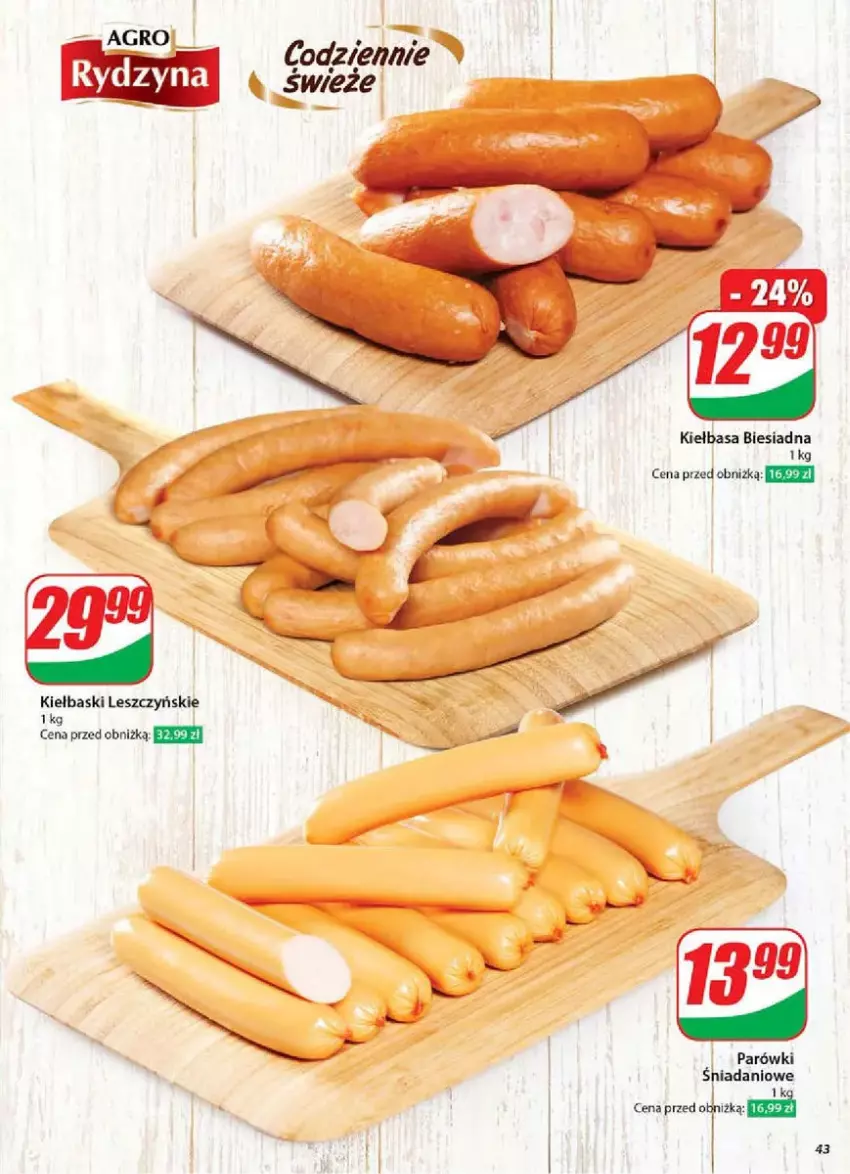 Gazetka promocyjna Dino - ważna 05.03 do 11.03.2025 - strona 38 - produkty: Danio, Kiełbasa, Kiełbasa biesiadna, Parówki