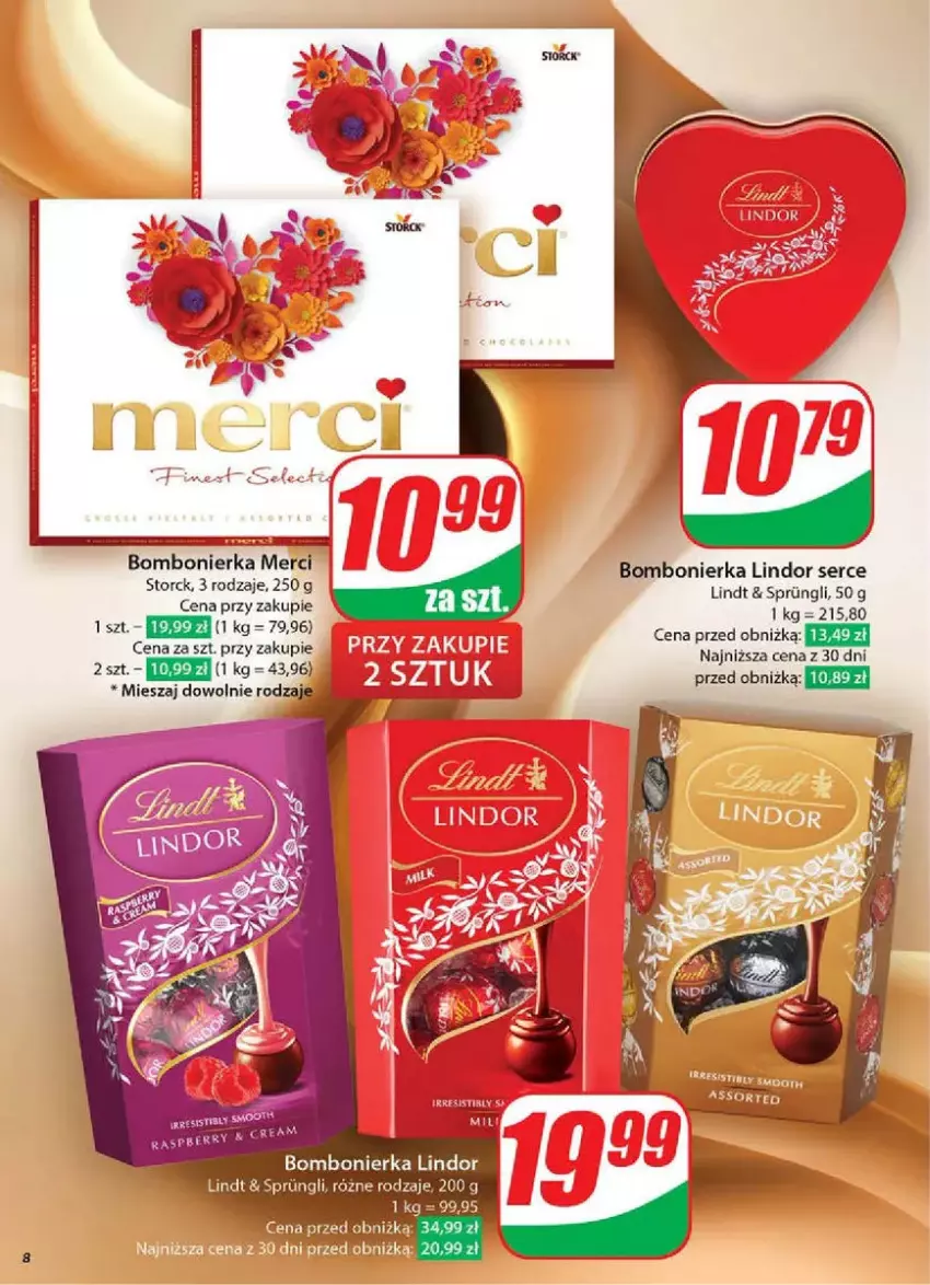 Gazetka promocyjna Dino - ważna 05.03 do 11.03.2025 - strona 78 - produkty: Fa, Lindor, Lindt, Merci, Ser