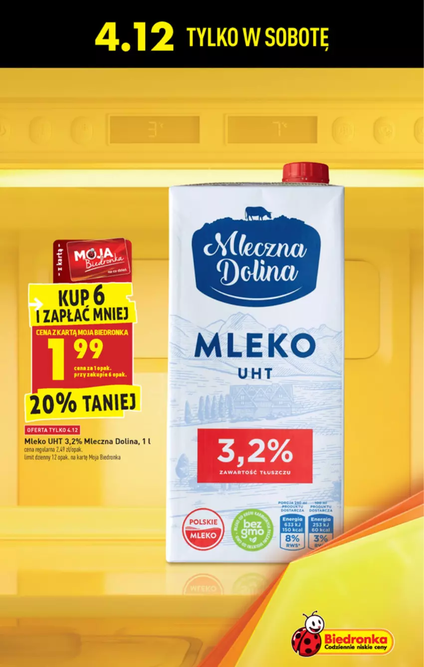 Gazetka promocyjna Biedronka - W tym tygodniu - ważna 02.12 do 08.12.2021 - strona 5 - produkty: Mleko
