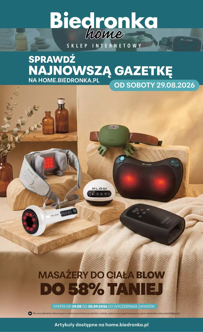 Gazetka promocyjna Biedronka - Biedronka Home - ważna 29.08 do 05.09.2026 - strona 1