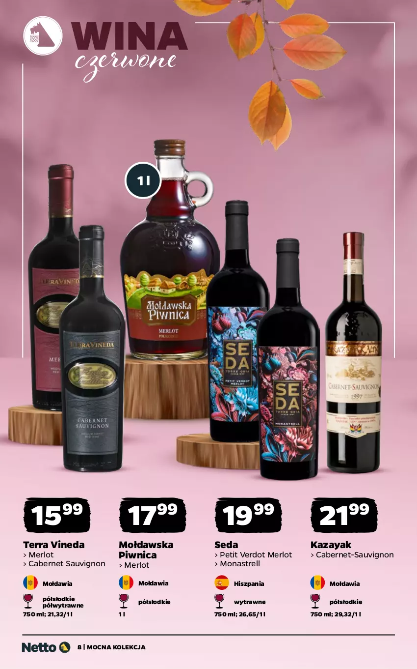 Gazetka promocyjna Netto - Netto_MK_WINE_09/25_2 - ważna 15.09 do 28.09.2025 - strona 8 - produkty: Cabernet Sauvignon, Merlot