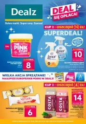 Gazetka promocyjna Dealz - NOWA GAZETKADeal się opłaca! - Gazetka - ważna od 24.01 do 24.01.2023 - strona 1 - produkty: Kawa mielona, Kawa, Raffaello, Ferrero Rocher, Ferrero, Sprzątanie, Lenor, Fa