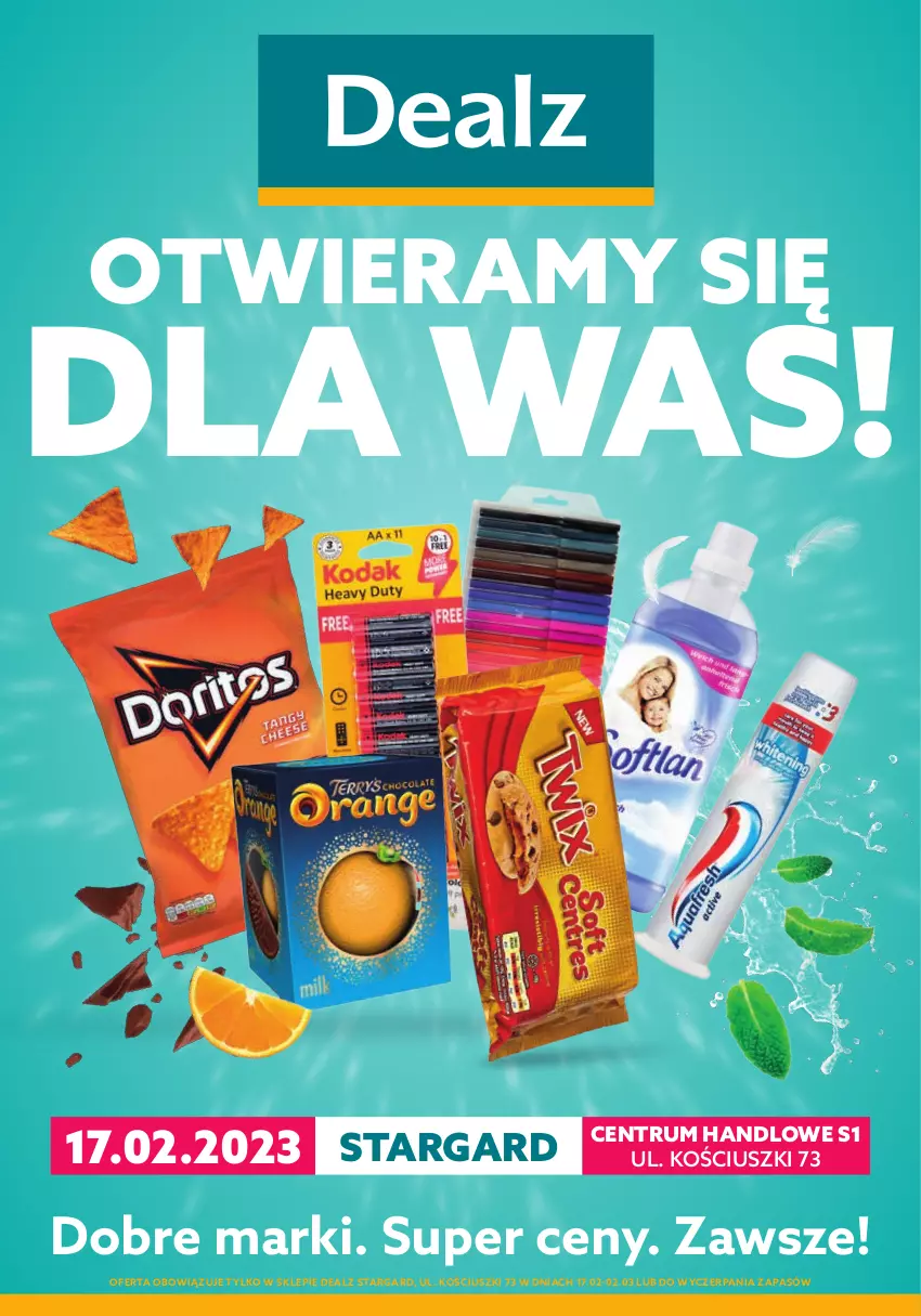 Gazetka promocyjna Dealz - WIELKIE OTWARCIE: 17.02.2023🥳Centrum Handlowe S1, Stargard - ważna 17.02 do 02.03.2023 - strona 1 - produkty: Rum