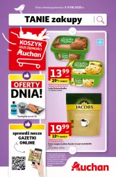 Gazetka promocyjna Auchan - Gazetka Tanie Zakupy Hipermarket Auchan - Gazetka - ważna od 09.08 do 09.08.2023 - strona 1 - produkty: Kawa rozpuszczalna, Gra, Kawa, Lody, Zielona Budka, Jacobs