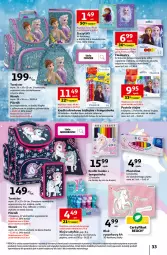 Gazetka promocyjna Auchan - Gazetka Tanie Zakupy Hipermarket Auchan - Gazetka - ważna od 09.08 do 09.08.2023 - strona 33 - produkty: Piec, Frozen, Por, Mus, Papier, Pastele olejne, Flamastry, Piórnik, Plastelina, Kredka, Mars, Danio, Olej, Jednorożec