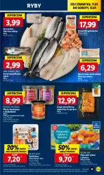 Gazetka promocyjna Lidl - GAZETKA - Gazetka - ważna od 13.01 do 13.01.2024 - strona 21 - produkty: Ser, Grenadier, Paluszki rybne, Tusz, Sushi, Krewetki, Dorsz