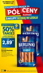 Gazetka promocyjna Lidl - GAZETKA - Gazetka - ważna od 13.01 do 13.01.2024 - strona 6 - produkty: Parówki, Morliny, Olej, Berlinki