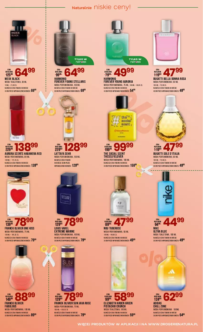 Gazetka promocyjna Drogerie Natura - Gazetka Drogerie Natura - ważna 17.04 do 05.05.2026 - strona 9 - produkty: Adidas, Bell, Bella, Elizabeth Arden, Fa, Lack, Mexx, Nike, Perfum, Stellaris, Woda, Woda perfumowana, Woda toaletowa