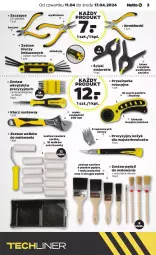 Gazetka promocyjna Netto - Od Czwartku Przemysłowa - Gazetka - ważna od 17.04 do 17.04.2024 - strona 3 - produkty: Piec, Zestaw wkrętaków, Noż, Papier, Zestaw pędzli, Przecinarka, Wkręt, Szczypce, Zestaw kluczy