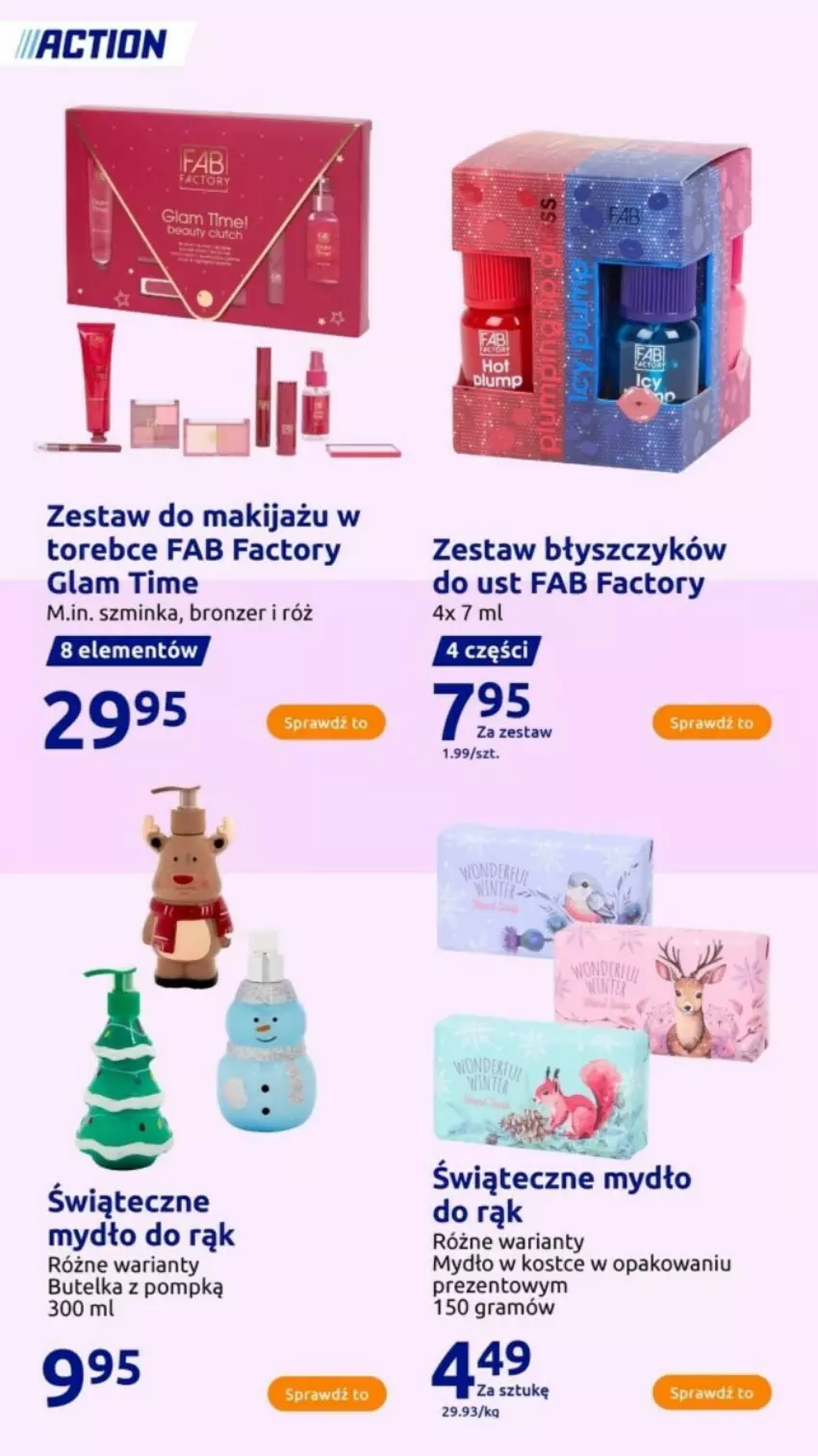 Gazetka promocyjna Action - ważna 20.11 do 26.11.2024 - strona 29 - produkty: Bronzer, Fa, Gra, Inka, Makijaż, Mydło, Szminka