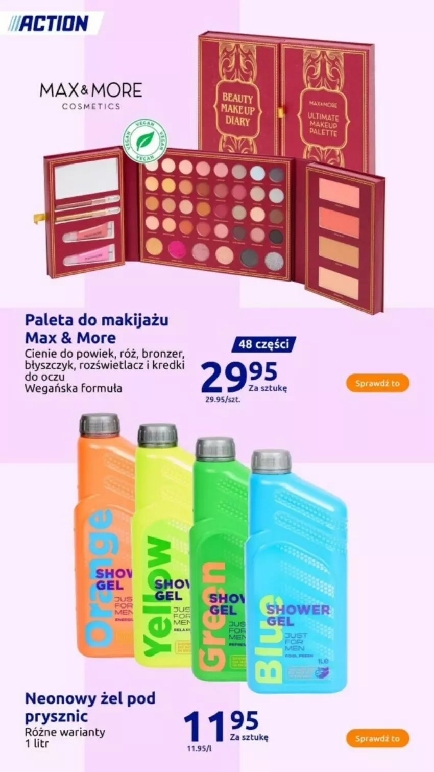 Gazetka promocyjna Action - ważna 20.11 do 26.11.2024 - strona 30 - produkty: Bronzer, Makijaż, Paleta, Rozświetlacz