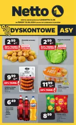 Gazetka promocyjna Netto - Od Czwartku - Gazetka - ważna od 12.06 do 12.06.2024 - strona 1 - produkty: Papryka, Chipsy, Coca-Cola, Lody, Limonka, Fanta, Sprite, Lay’s, Kiełbasa, Kiełbasa śląska, Fa