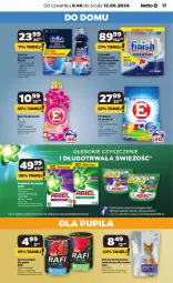 Gazetka promocyjna Netto - Od Czwartku - Gazetka - ważna od 12.06 do 12.06.2024 - strona 17 - produkty: Sól, Finish, Płyn nabłyszczający, Płyn do płukania, Dzieci, Zmywarki, Ariel