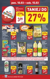 Gazetka promocyjna Aldi - Pełna oferta - Gazetka - ważna od 15.03 do 15.03.2025 - strona 20 - produkty: Piwa, Piwo, Por, Gin, Gra, Mieszanka studencka, Warka, Perła, Schweppes, Czekolada, Napój gazowany, Gala, Napój, Biszkopty, Kinder, Czekolada nadziewana