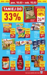 Gazetka promocyjna Aldi - Pełna oferta - Gazetka - ważna od 15.03 do 15.03.2025 - strona 23 - produkty: Pistacje, Ketchup, Ciastka, Prymat, Sos, Mus, Beskidzki, Chipsy, Spaghetti, Czekolada, Mysz, Kotlin, Toffifee, Crunchips, Aksam