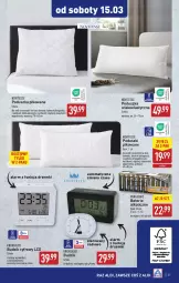 Gazetka promocyjna Aldi - Pełna oferta - Gazetka - ważna od 15.03 do 15.03.2025 - strona 37 - produkty: Budzik, Panasonic, Baterie alkaliczne, Bateria, Poduszka, HP