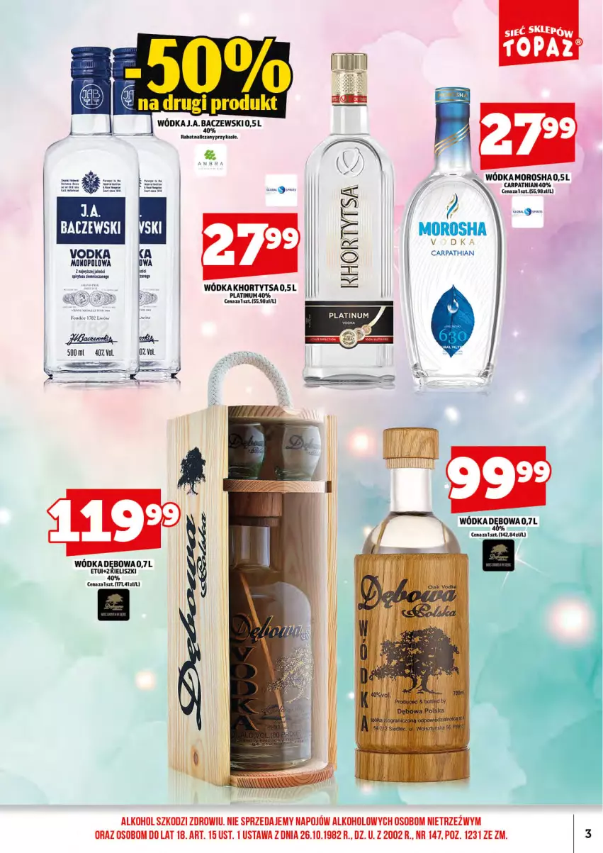 Gazetka promocyjna Topaz - Gazetka - ważna 15.06 do 30.06.2026 - strona 5 - produkty: Wódka