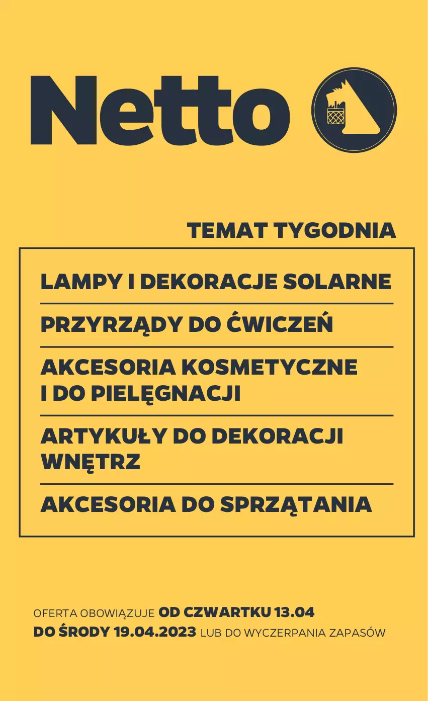 Gazetka promocyjna Netto - Akcesoria i dodatki - ważna 13.04 do 19.04.2023 - strona 1