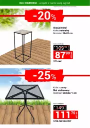 Gazetka promocyjna Merkury Market - Urządź z nami swój ogród - Gazetka - ważna od 30.04 do 30.04.2025 - strona 17 - produkty: Stojak, Stół, Ogród