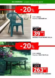 Gazetka promocyjna Merkury Market - Urządź z nami swój ogród - Gazetka - ważna od 30.04 do 30.04.2025 - strona 19 - produkty: Stół, Krzesło, Ogród