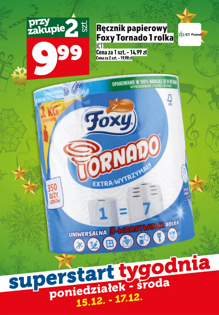 Gazetka promocyjna Topaz - Gazetka - ważna 15.12 do 17.12.2025 - strona 5 - produkty: Foxy, Papier, Ręcznik