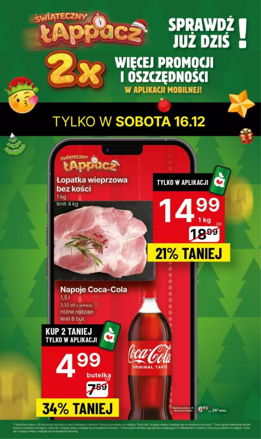 Gazetka promocyjna Delikatesy Centrum - Gazetka DC49 czw-śr - ważna 14.12 do 26.12.2023 - strona 8 - produkty: Coca-Cola, Napoje