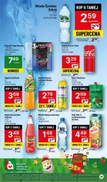 Gazetka promocyjna Delikatesy Centrum - Gazetka DC49 czw-śr - Gazetka - ważna od 26.12 do 26.12.2023 - strona 39 - produkty: Nałęczowianka, Sok, Mus, Coca-Cola, Oranżada, Tymbark, Szklanka, Woda, Napój, Hortex