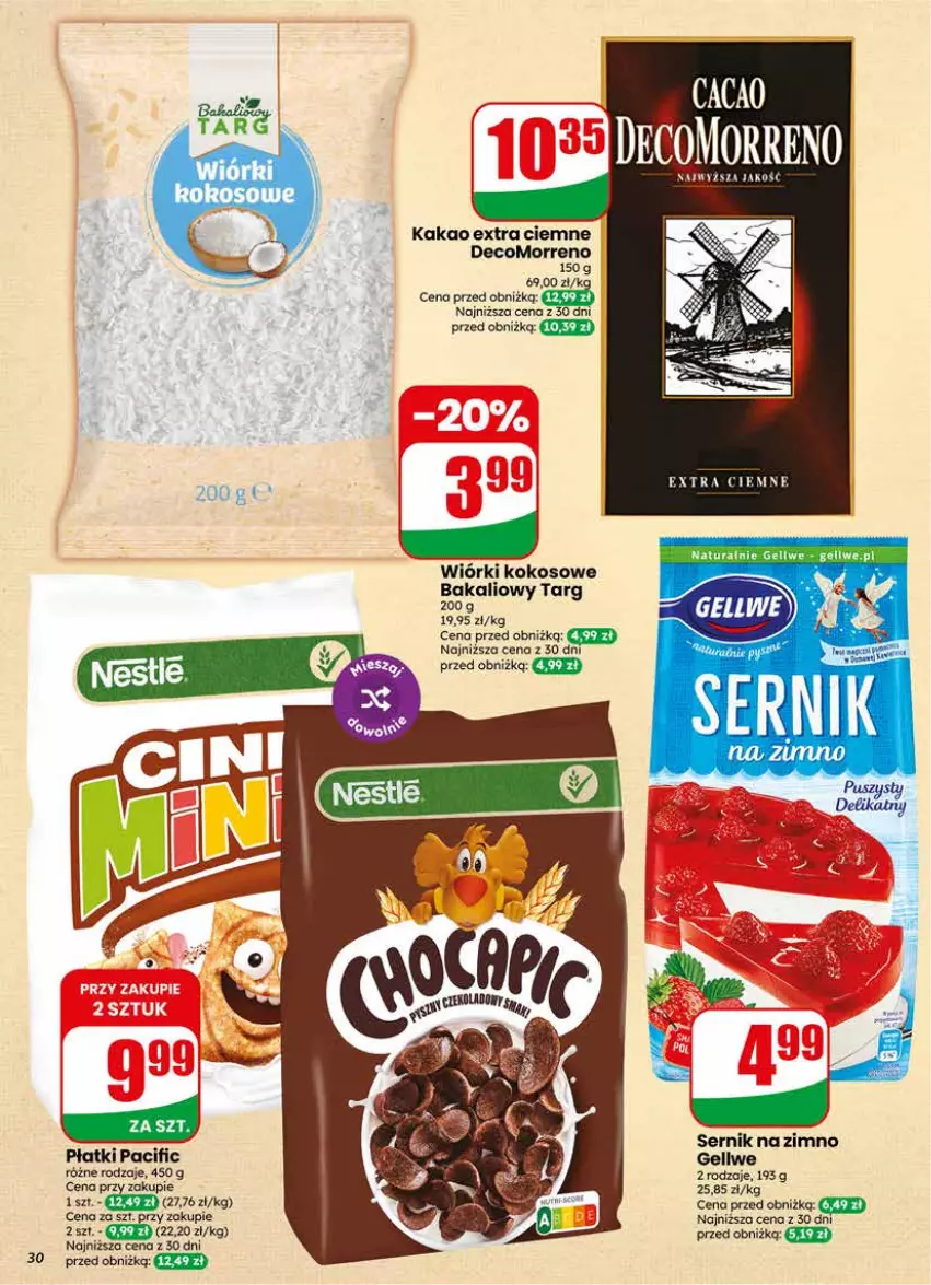 Gazetka promocyjna Dino - Gazetka 21 / 2026 - ważna 20.05 do 26.05.2026 - strona 30 - produkty: Cif, Kakao, Kokos, Ser, Wiórki kokosowe