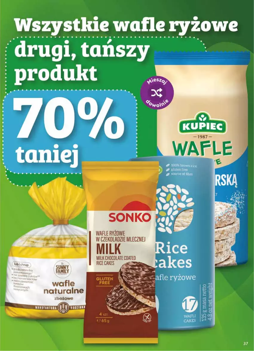 Gazetka promocyjna Dino - Gazetka 21 / 2026 - ważna 20.05 do 26.05.2026 - strona 37 - produkty: Ryż, Sonko, Wafle