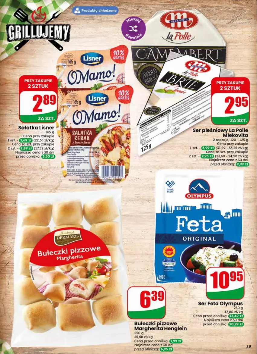 Gazetka promocyjna Dino - Gazetka 21 / 2026 - ważna 20.05 do 26.05.2026 - strona 39 - produkty: Bułeczki, Fa, Feta, Lisner, Sałat, Sałatka, Ser