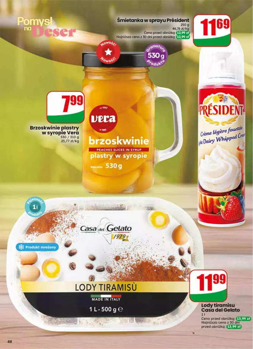 Gazetka promocyjna Dino - Gazetka 21 / 2026 - ważna 20.05 do 26.05.2026 - strona 48 - produkty: Brzoskwinie, Gra, Lody, Syrop