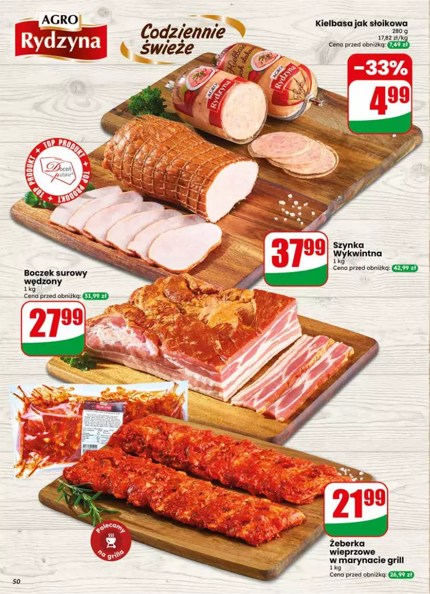 Gazetka promocyjna Dino - Gazetka 21 / 2026 - ważna 20.05 do 26.05.2026 - strona 50 - produkty: Boczek, Grill, Szynka