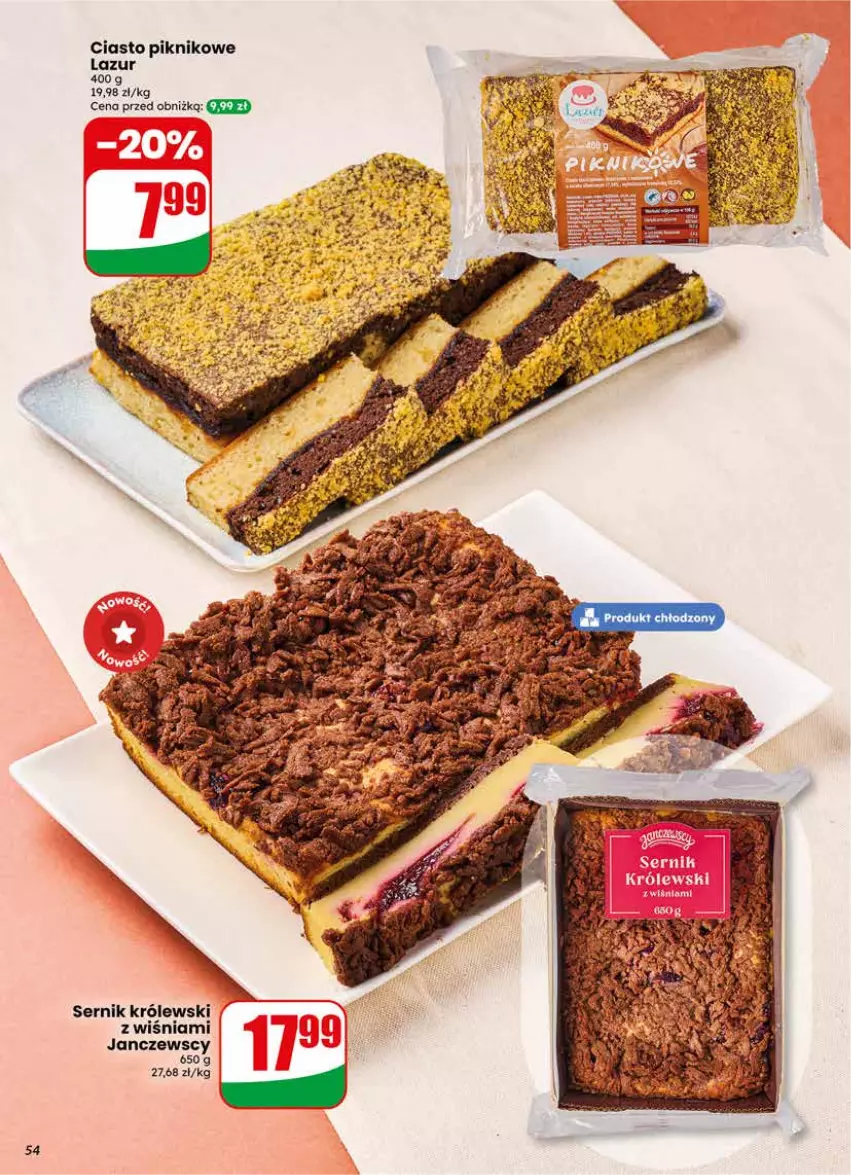 Gazetka promocyjna Dino - Gazetka 21 / 2026 - ważna 20.05 do 26.05.2026 - strona 54 - produkty: Królewski, Lazur, Ser