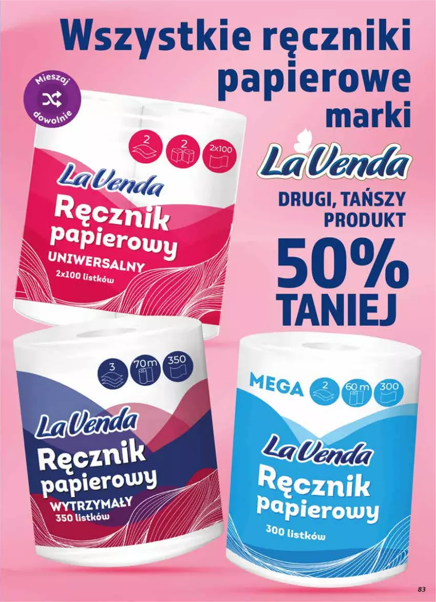 Gazetka promocyjna Dino - Gazetka 21 / 2026 - ważna 20.05 do 26.05.2026 - strona 83 - produkty: Papier, Ręcznik, Ręczniki papierowe