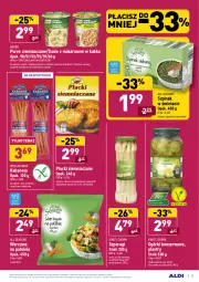 Gazetka promocyjna Aldi - ALE! CENA - Gazetka - ważna od 06.03 do 06.03.2021 - strona 23 - produkty: All Seasons, Makaron, Warzywa, Ser, Pur, Ogórki konserwowe, Tera, Lack, Spaghetti, Boczek, King’s Crown, Kabanos, Klopsiki, Knorr, Szpinak