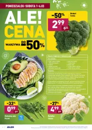 Gazetka promocyjna Aldi - ALE! CENA - Gazetka - ważna od 06.03 do 06.03.2021 - strona 4 - produkty: Kalafior, Warzywa, Sos, Sok, Mus, Czosnek, Cytryny, Mięsne specjały, Plasterki, Pieprz, Nuty, Brokuły, Grill, Olej