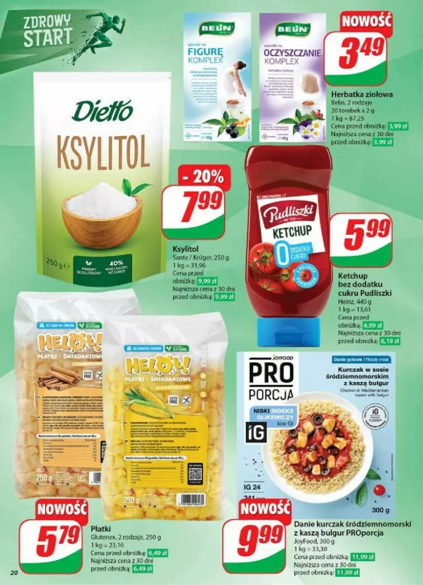 Gazetka promocyjna Dino - ważna 08.01 do 14.01.2025 - strona 13 - produkty: Bulgur, Heinz, Ketchup, Ksylitol, Kurczak, LG, Por, Pudliszki, Sante, Sos, Tenex