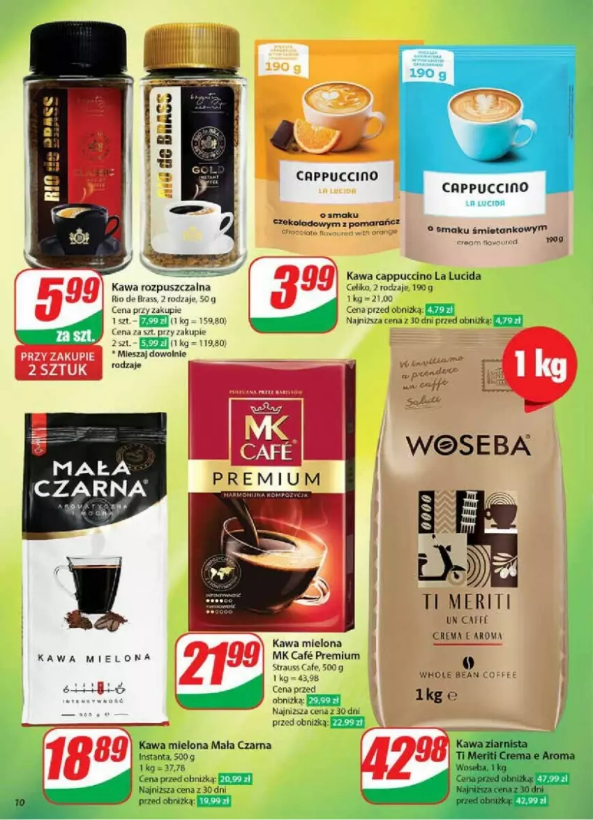 Gazetka promocyjna Dino - ważna 08.01 do 14.01.2025 - strona 2 - produkty: Cappuccino, Kawa, Kawa mielona, Kawa rozpuszczalna, Woseba