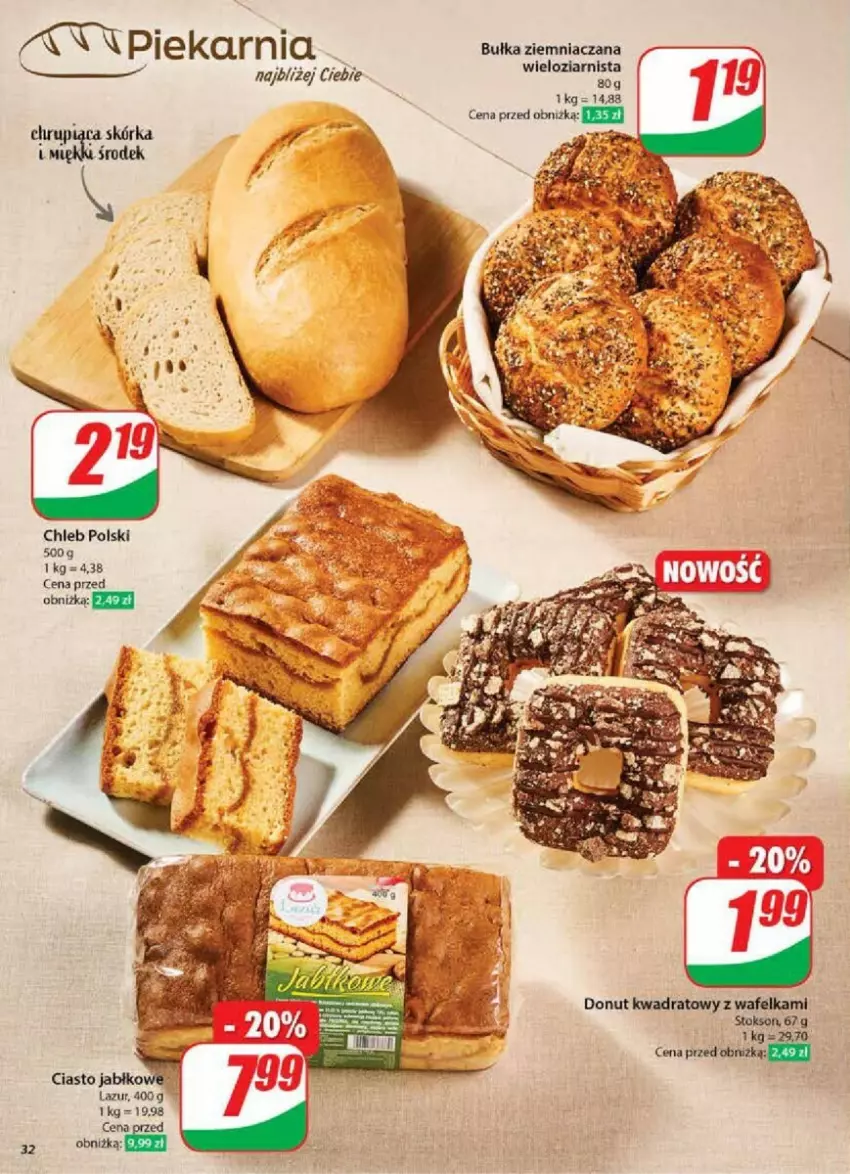 Gazetka promocyjna Dino - ważna 08.01 do 14.01.2025 - strona 26 - produkty: Bułka, Chleb, Donut, JBL, Lazur