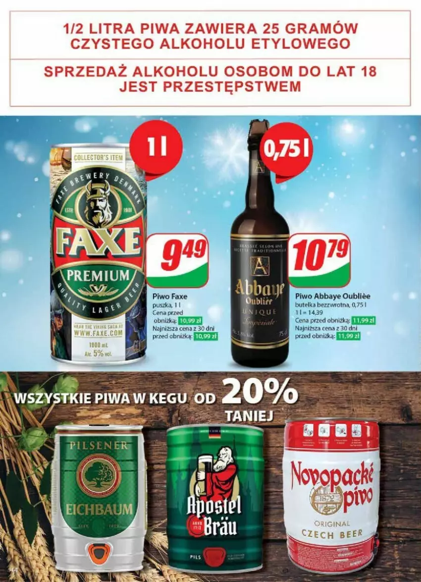 Gazetka promocyjna Dino - ważna 08.01 do 14.01.2025 - strona 39 - produkty: Fa, Gra, Piwa, Piwo