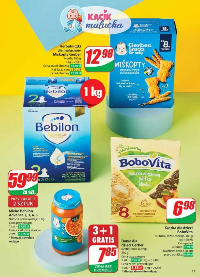 Gazetka promocyjna Dino - ważna 08.01 do 14.01.2025 - strona 5 - produkty: BEBILON, BoboVita, Dzieci, Gerber, Mleko, Mleko Bebilon