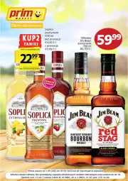 Gazetka promocyjna Prim Market - Gazetka - ważna od 30.09 do 30.09.2022 - strona 1 - produkty: Sok, NBA, Whiskey, Soplica, Urgo