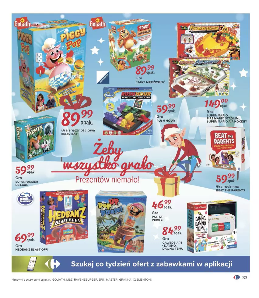 Gazetka promocyjna Carrefour - Gazetka Carrefour Zabawki - ważna 30.11 do 24.12.2021 - strona 33 - produkty: Burger, Gra, Ravensburger