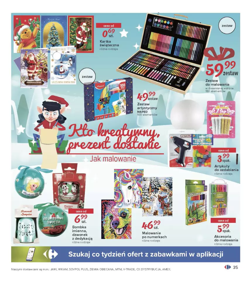 Gazetka promocyjna Carrefour - Gazetka Carrefour Zabawki - ważna 30.11 do 24.12.2021 - strona 35 - produkty: AEG, Dzwonek, Zabawka, Zestaw do malowania