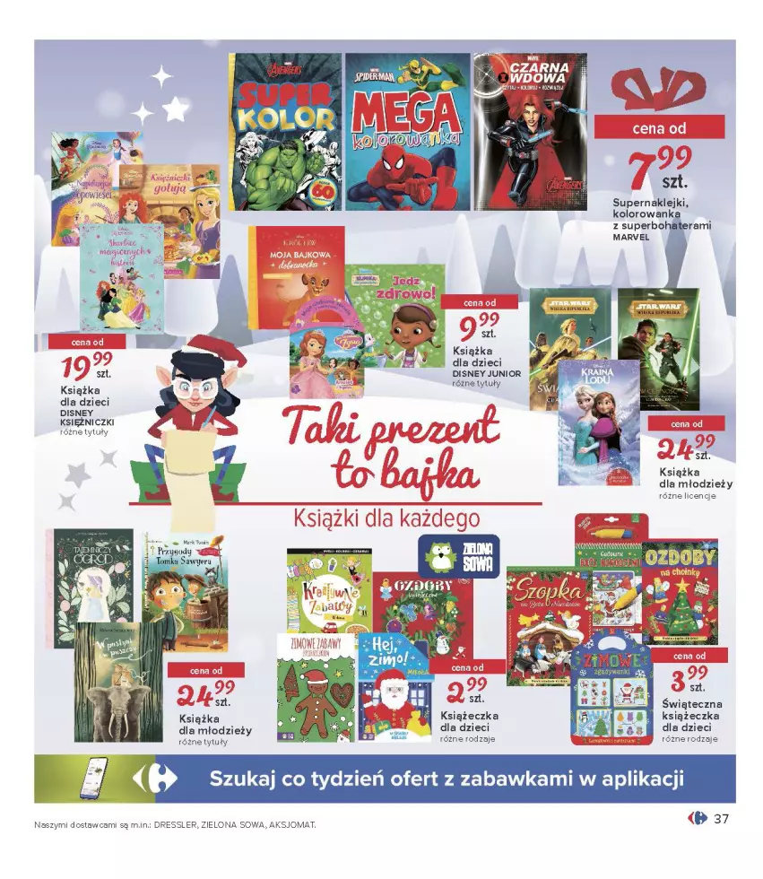 Gazetka promocyjna Carrefour - Gazetka Carrefour Zabawki - ważna 30.11 do 24.12.2021 - strona 37 - produkty: Disney, Dres, Dzieci, Klej, Książka