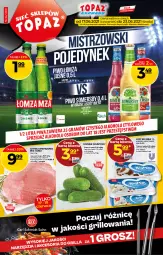 Gazetka promocyjna Topaz - Gazetka - Gazetka - ważna od 23.06 do 23.06.2021 - strona 1 - produkty: Sok, Szynka wieprzowa, Ogórek, Big Milk, Lody, Szynka, Grunt