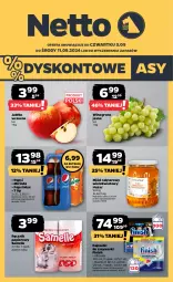 Gazetka promocyjna Netto - Netto Gazetka Food 36/24B - Gazetka - ważna od 11.09 do 11.09.2024 - strona 1 - produkty: Pepsi max, Papier, Finish, Mirinda, Pepsi, Ręcznik, Rolki, Miód, Zmywarki, Wino, Nektar