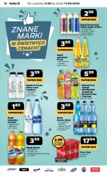 Gazetka promocyjna Netto - Netto Gazetka Food 36/24B - Gazetka - ważna od 11.09 do 11.09.2024 - strona 12 - produkty: Sok, Gra, Mirinda, Coca-Cola, Napój izotoniczny, Napój gazowany, Tymbark, Limonka, Woda mineralna, Woda, Mango, Napój, Mięta, Nestea, Liczi, Grejpfrut